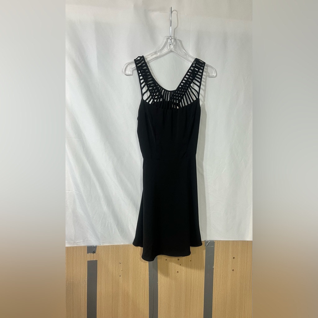 Forever 21 Black Pleated Midi Dress